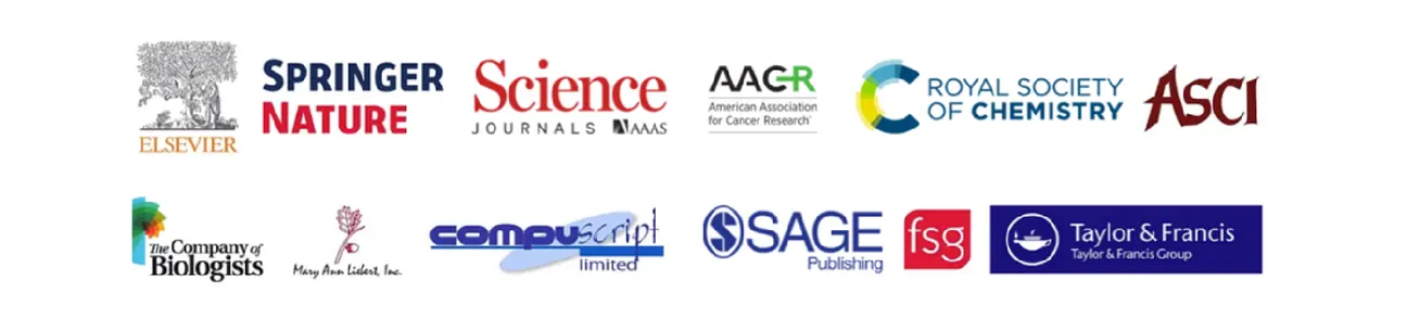 全球顶尖出版社合作伙伴